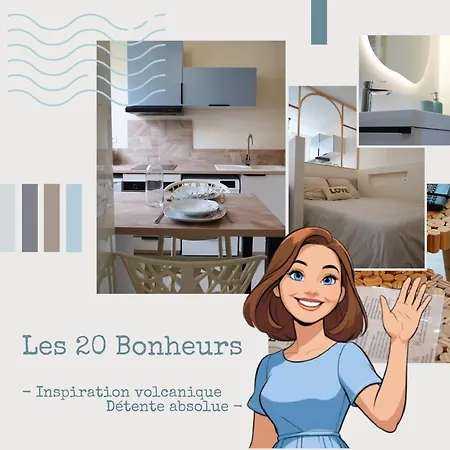 Les 20 Bonheurs - Cosy Pour 2 Pers - Check-in 24-24 Apartamento *
